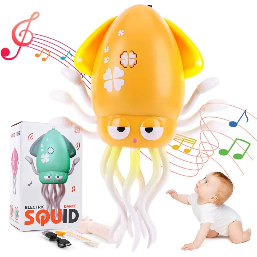 VIRAL Dancing Squid - Fun Light-Up Activity